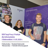 XXIV Targi Pracy i Praktyk dla Elektroników i Informatyków  na Wydziale Elektroniki i Technik Informacyjnych Politechniki Warszawskiej 2-3 marzec 2020 r.